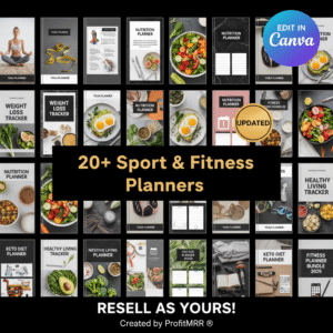 Fitness Planners PLR MRR Bundle Resell Rights