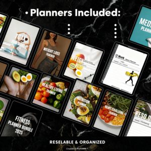 Fitness Planners PLR MRR Bundle Resell Rights